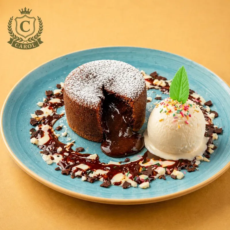 Lava cake cu înghețată